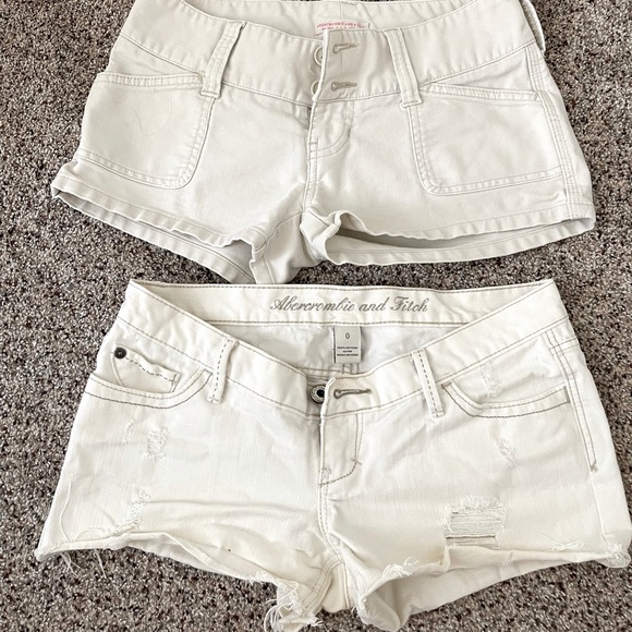 Abercrombie & Fitch Pants - Summer Shorts-White